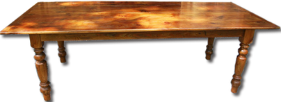 reclaimed pine table springhouse chadds fore, pa